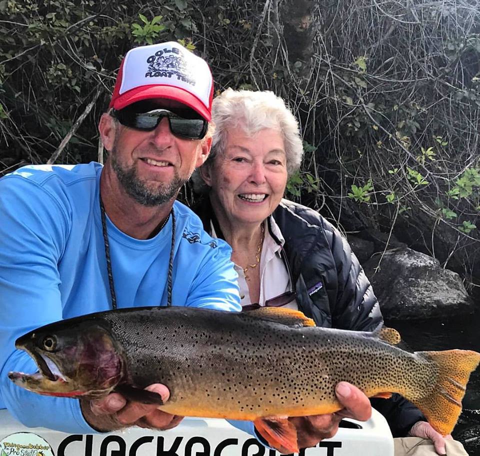South Fork Guide Jaason Pruett with Cutthrout Trout