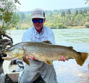 josh heilson with 30" brown trout