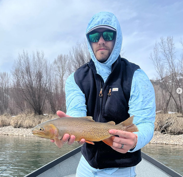 south fork of the snake river fishing report angler with cutthroat