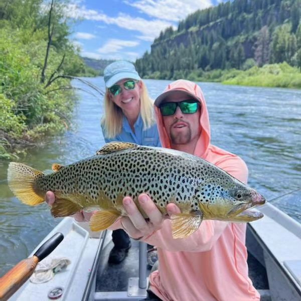 South Fork of the Snake River, Guide with Brown Trout, Fishing Report
