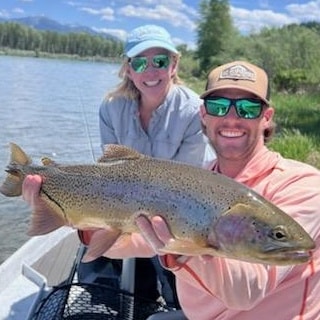 happy fishermen on the South Fork of the Snake River