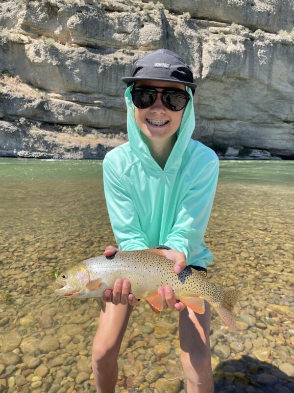 Grady Jensen with South Fork of the Snake River Cutthroat