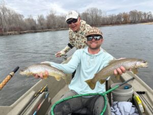 A nice "double" on the South Fork of the Snake with guide, Chase HInes.
