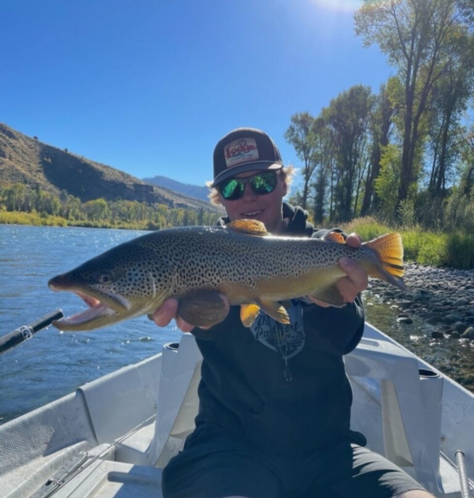 The Lodge at Palisades Creek fly fishing guide Hayden Westerberg