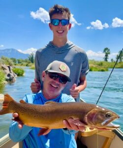 South Fork of the Snake River Cutthroat Trout held by TLAPC guide Josh Jablow