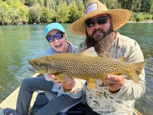 TLAPC guide and guest with a solid Brown Trout